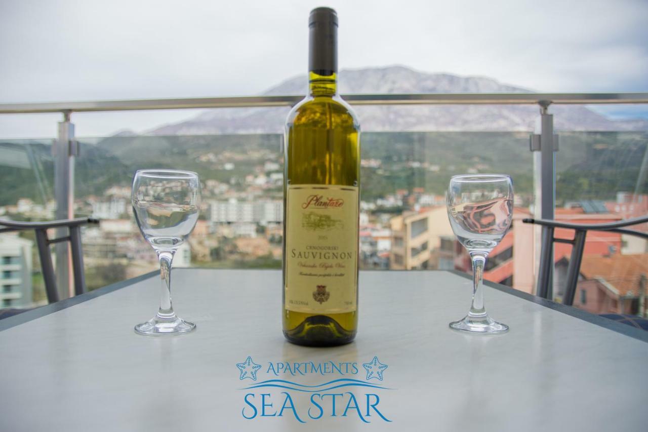 Sea Star Apartment Dobra Voda Bagian luar foto