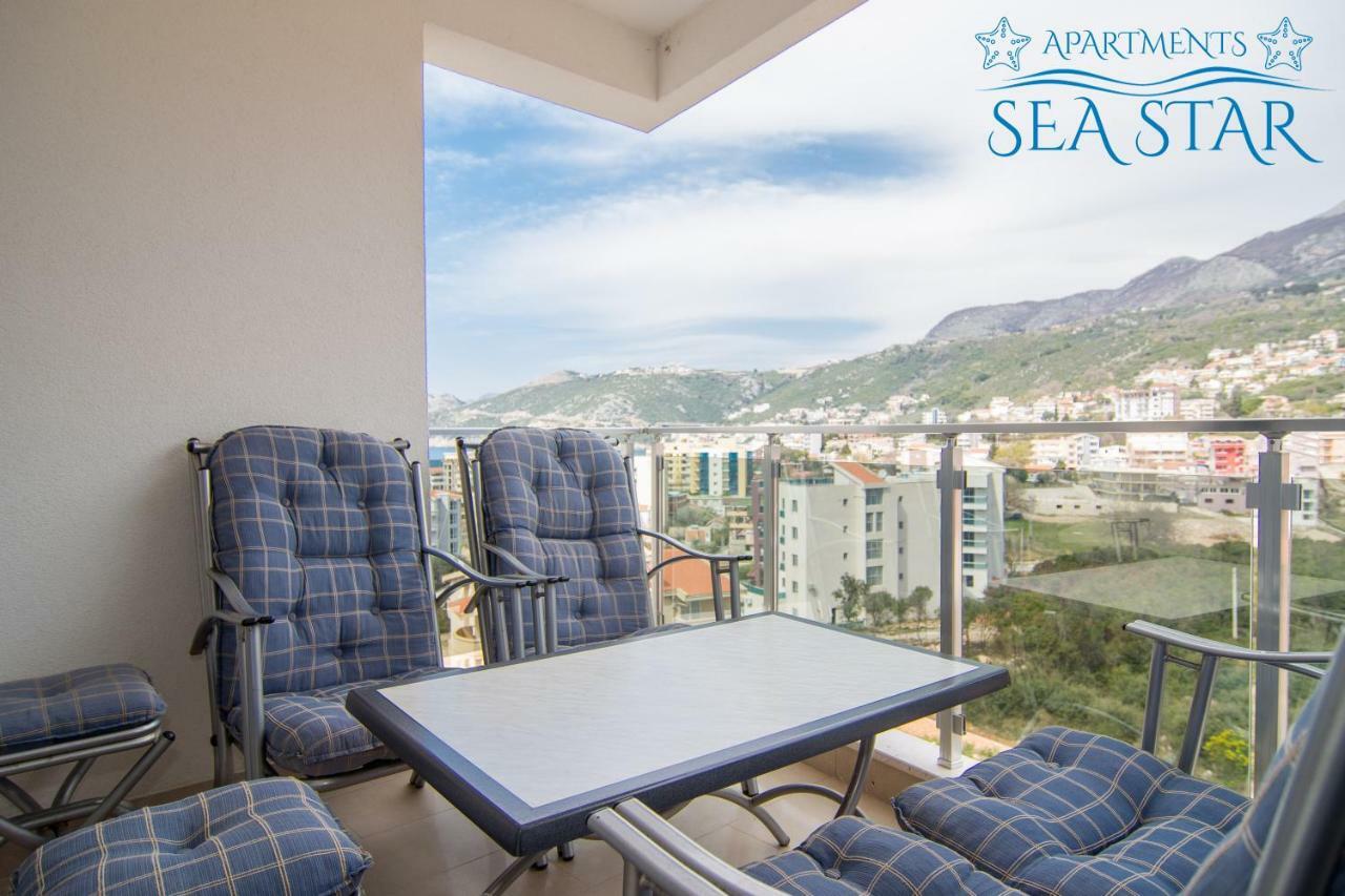 Sea Star Apartment Dobra Voda Bagian luar foto