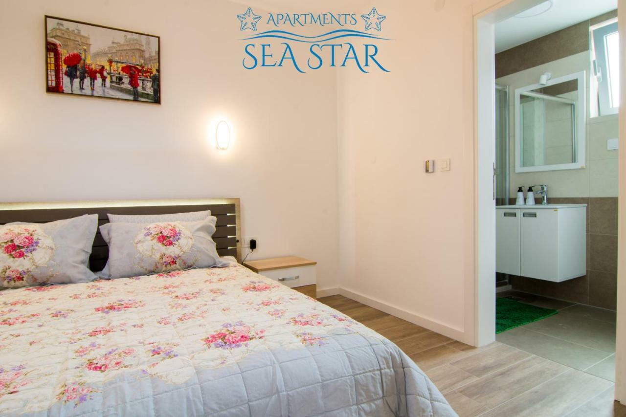 Sea Star Apartment Dobra Voda Bagian luar foto