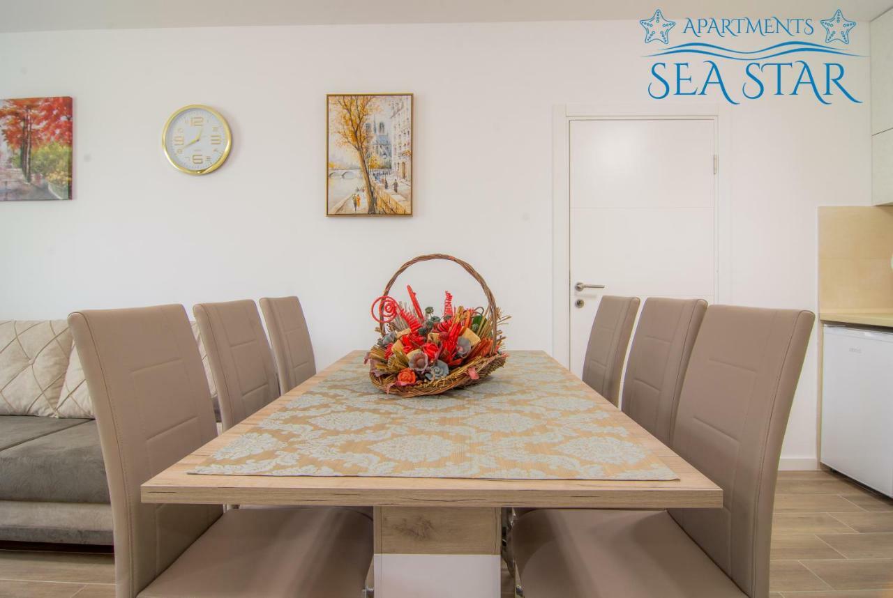 Sea Star Apartment Dobra Voda Bagian luar foto